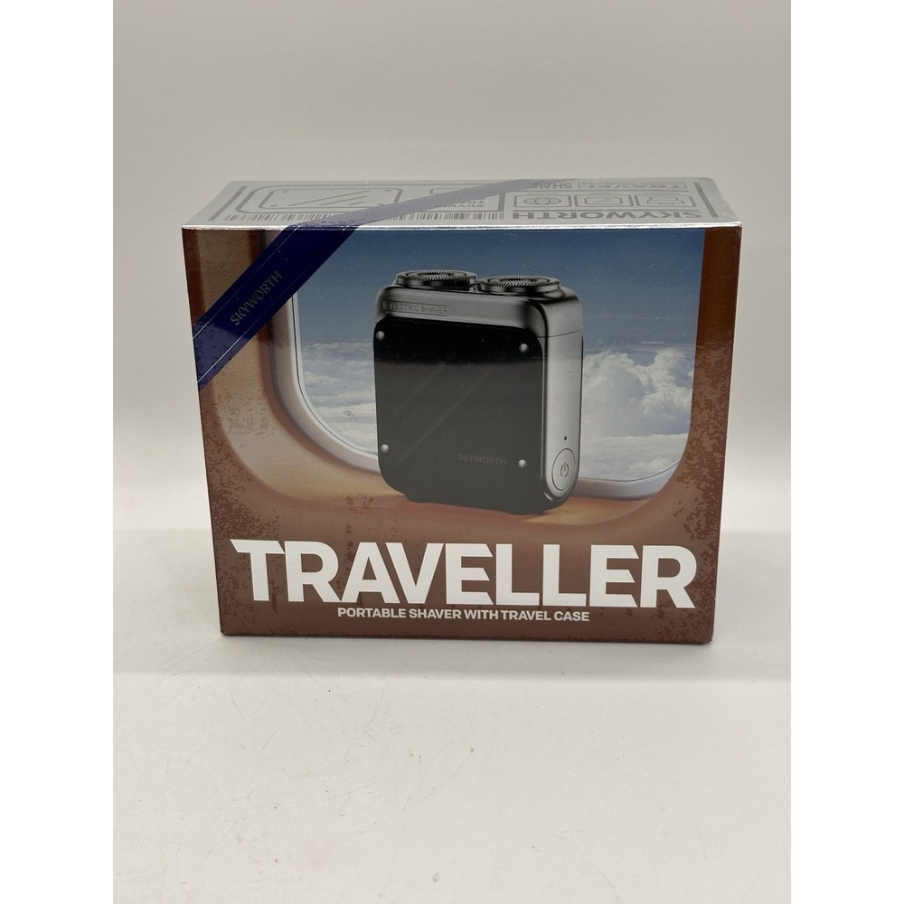 Skyworth Traveller Portable Electric Shaver Travel Case USB Rechargeable‎ New